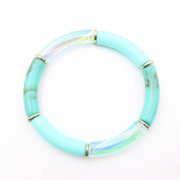 Bracelet tendance en résine