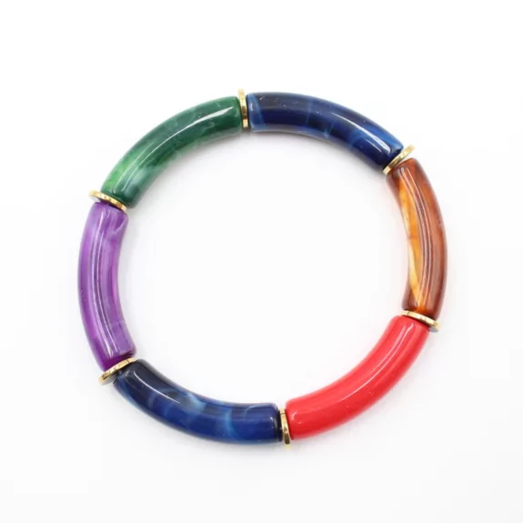 Bracelet tendance en résine