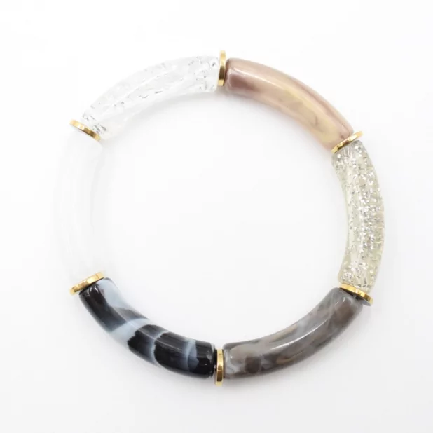 Bracelet tendance en résine