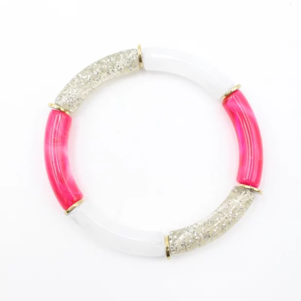 Bracelet tendance en résine