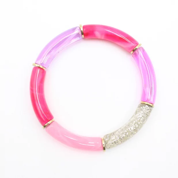 Bracelet tendance en résine