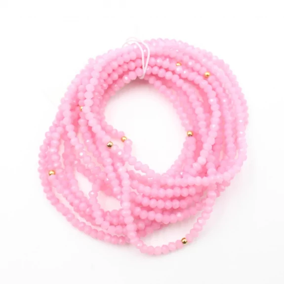 Pack de 12 bracelets petites perles de cristal