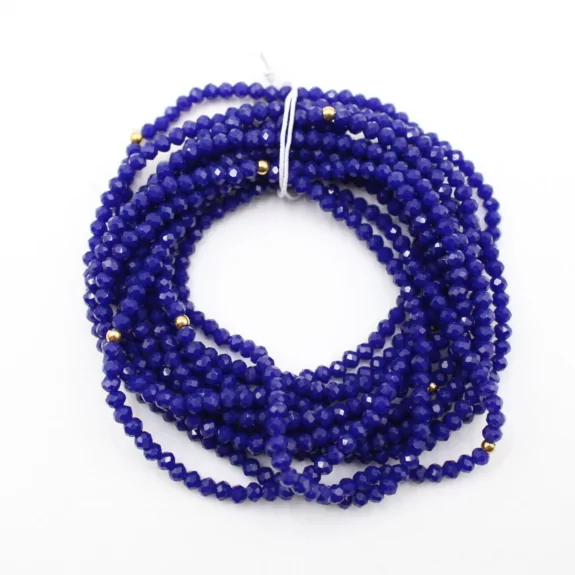 Pack de 12 bracelets petites perles de cristal