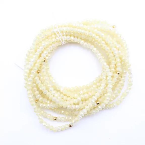 Pack de 12 bracelets petites perles de cristal