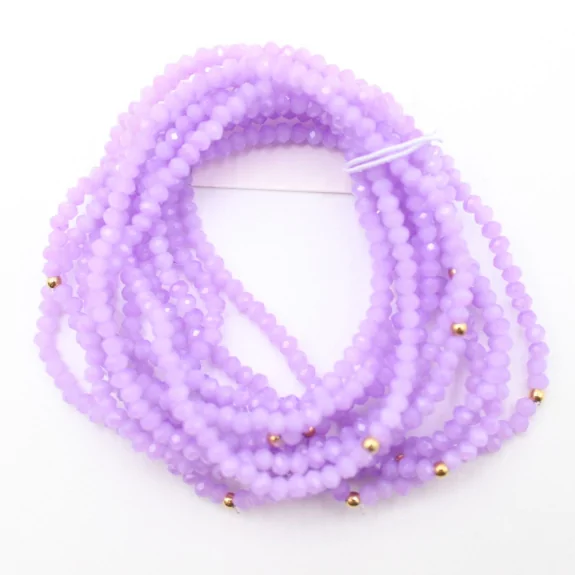 Pack de 12 bracelets petites perles de cristal