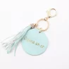 Porte clefs avec message copine en or