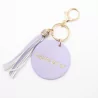 Porte clefs avec message copine en or