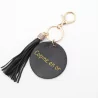 Porte clefs avec message copine en or