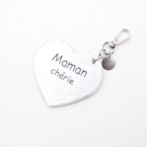 Porte clefs avec message maman chérie