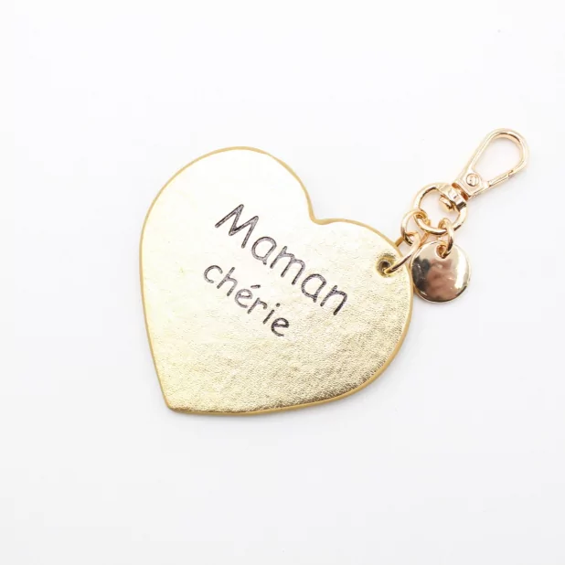 Porte clefs avec message maman chérie