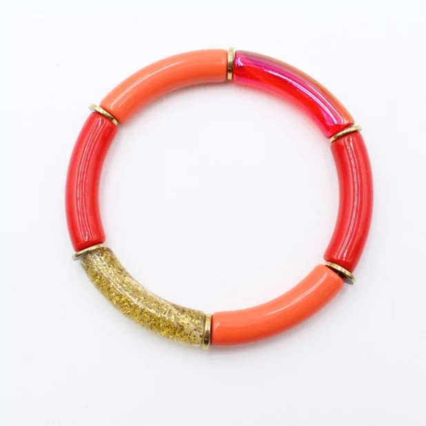 Bracelet tendance en résine