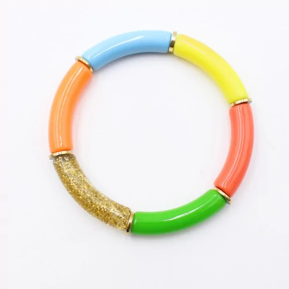 Bracelet tendance en résine