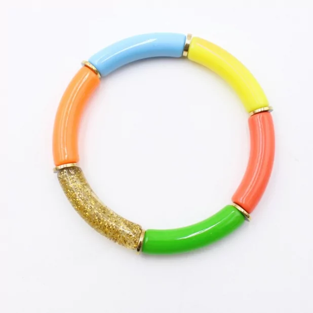 Bracelet tendance en résine