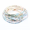 Lot de 10 bracelets strass