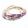 Lot de 10 bracelets strass