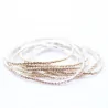 Lot de 10 bracelets strass argenté
