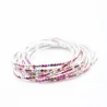 Lot de 10 bracelets strass argenté