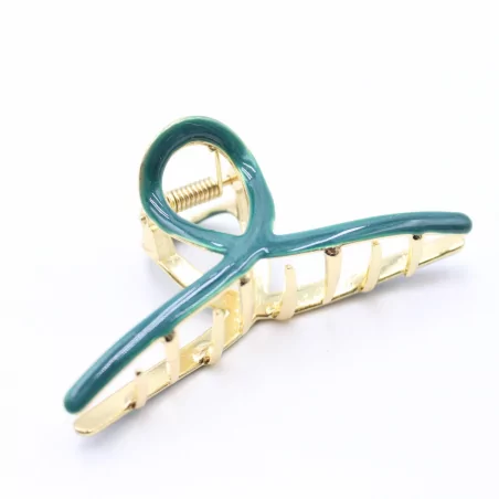 Pince métal avec émail coloré