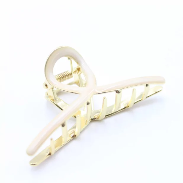 Pince métal avec émail coloré