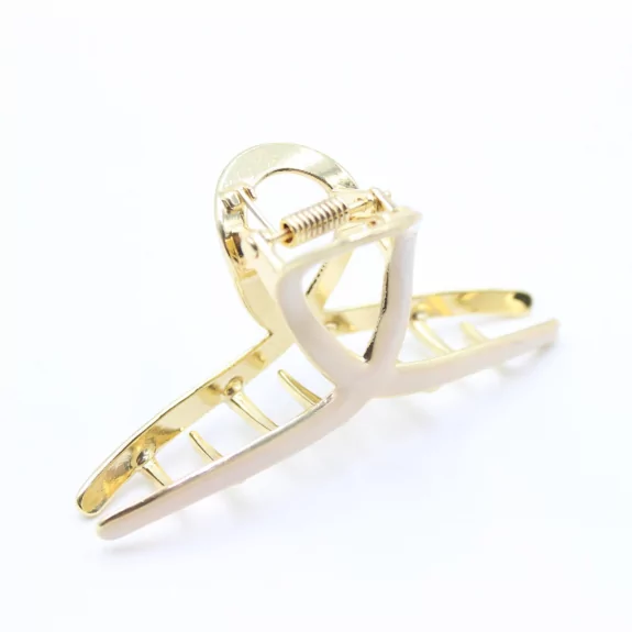 Pince métal avec émail coloré