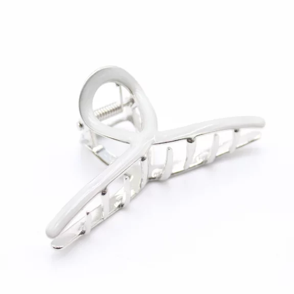 Pince métal avec émail coloré