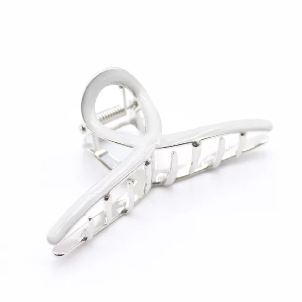 Pince métal avec émail coloré