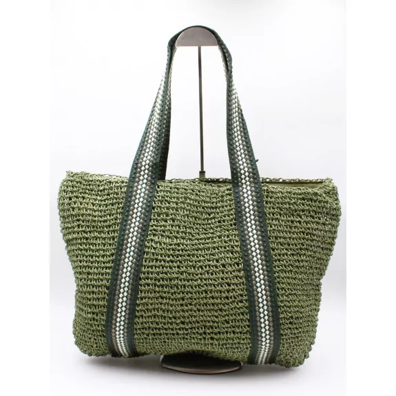 Grand sac tressé en fibre de papier