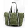 Grand sac tressé en fibre de papier