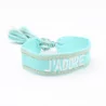 Bracelet en tissus message j'adore