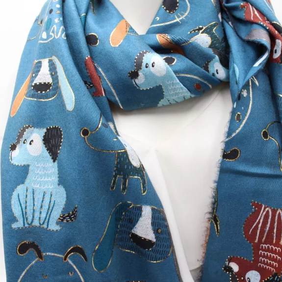 Echarpe tendance avec motif fantaisie