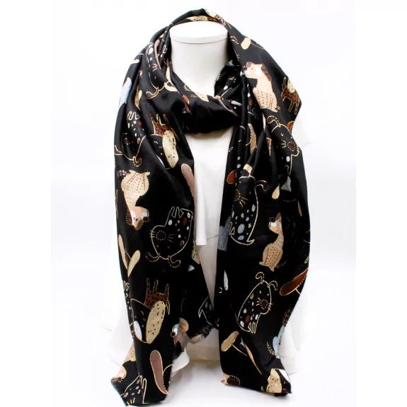 Echarpe tendance avec motif fantaisie