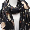 Echarpe tendance avec motif fantaisie