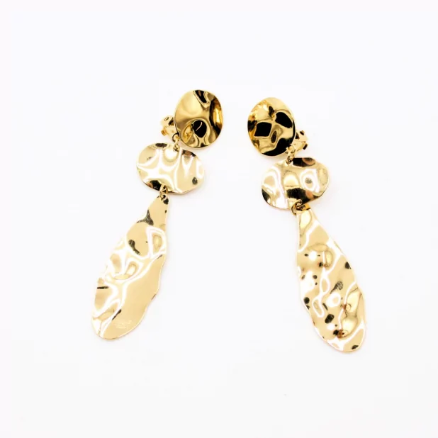 boucle d'oreille acier clip