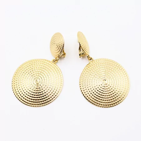 Boucle d'oreille acier - CLIP