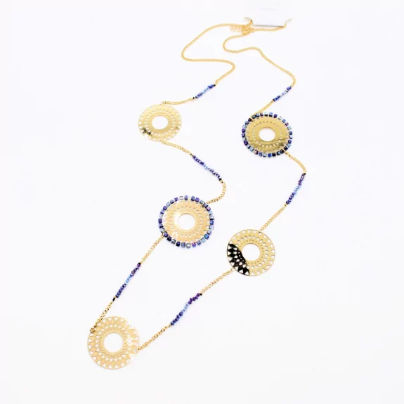 sautoir en acier de style mauresque