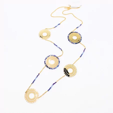 sautoir en acier de style mauresque