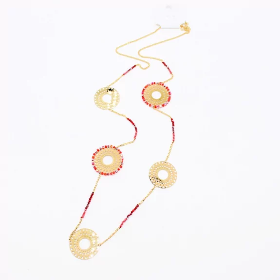 sautoir en acier de style mauresque