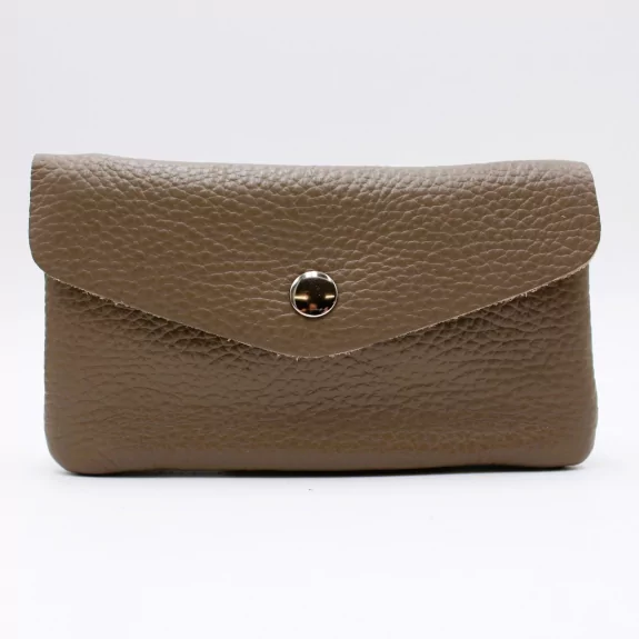 Grand porte-monnaie cuir grainé