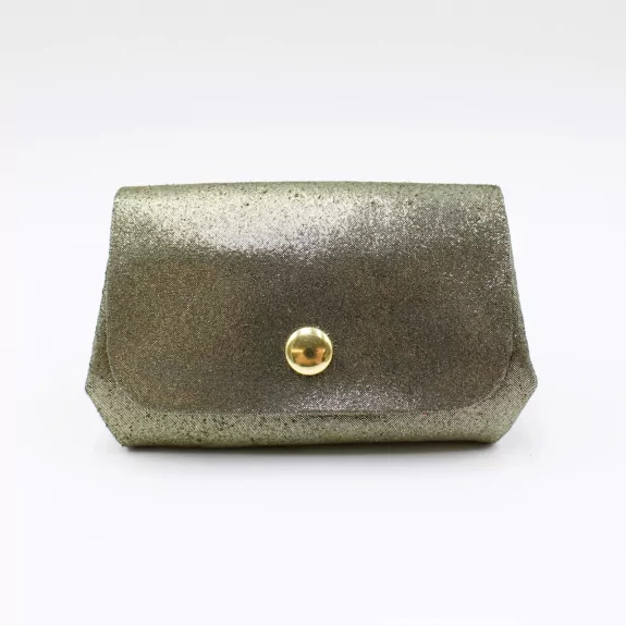 Petit porte-monnaie en cuir irisé