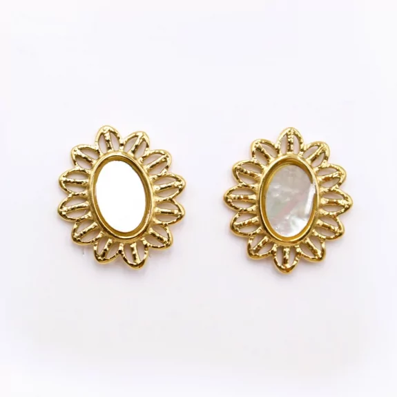 Boucles d'oreilles inspiration fleurs