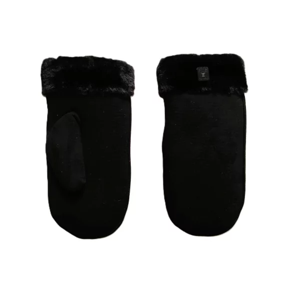 Moufle fourré moumoute