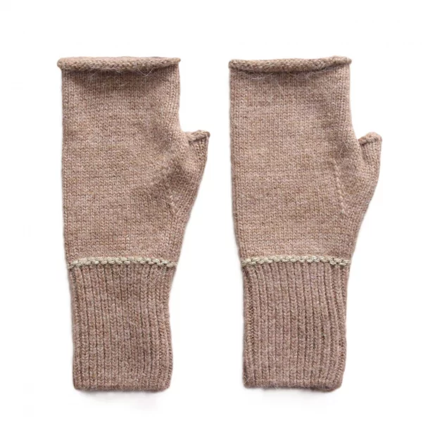 Mitaine tendance avec fil lurex