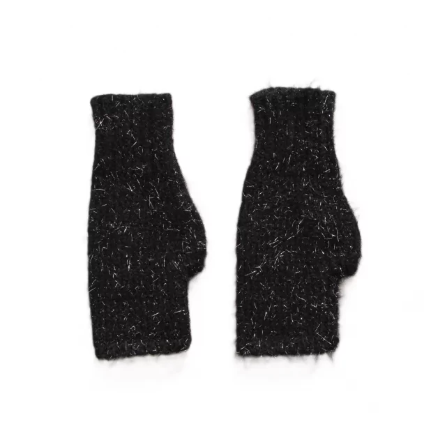 Mitaine mode avec fil lurex