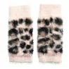 Mitaine laine motif léopard