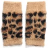 Mitaine laine motif léopard