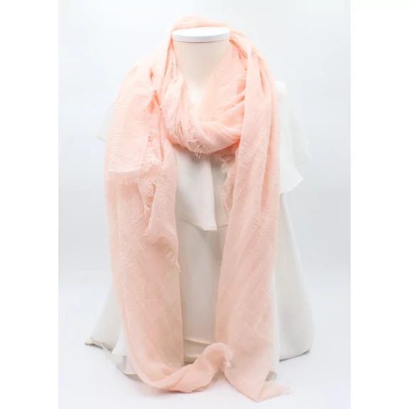 chèche uni rose pâle