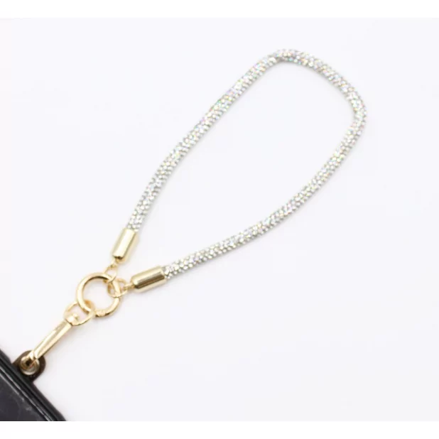 Petite dragonne de téléphone en strass