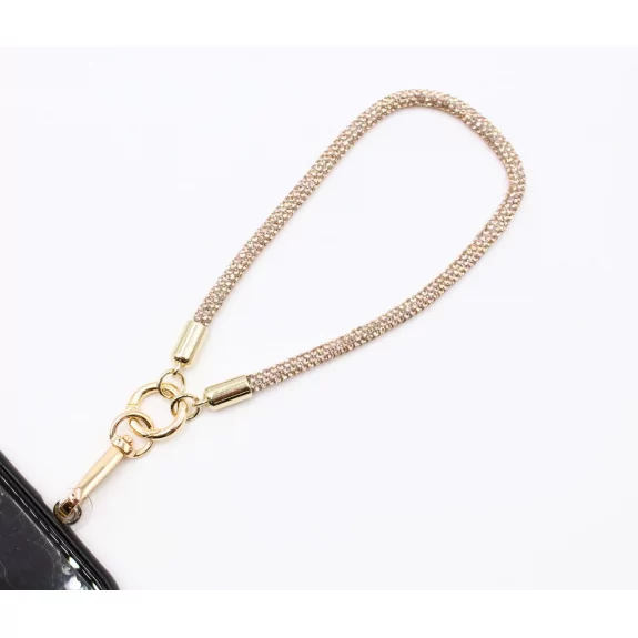 Petite dragonne de téléphone en strass