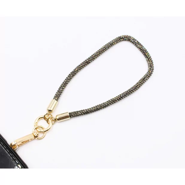 Petite dragonne de téléphone en strass