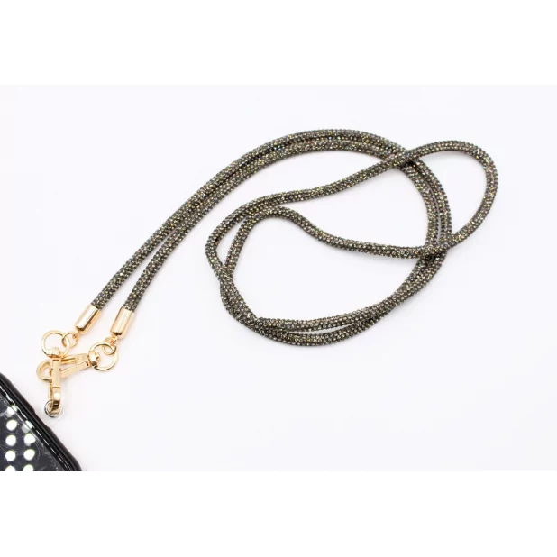 Sautoir dragonne en strass pour portable